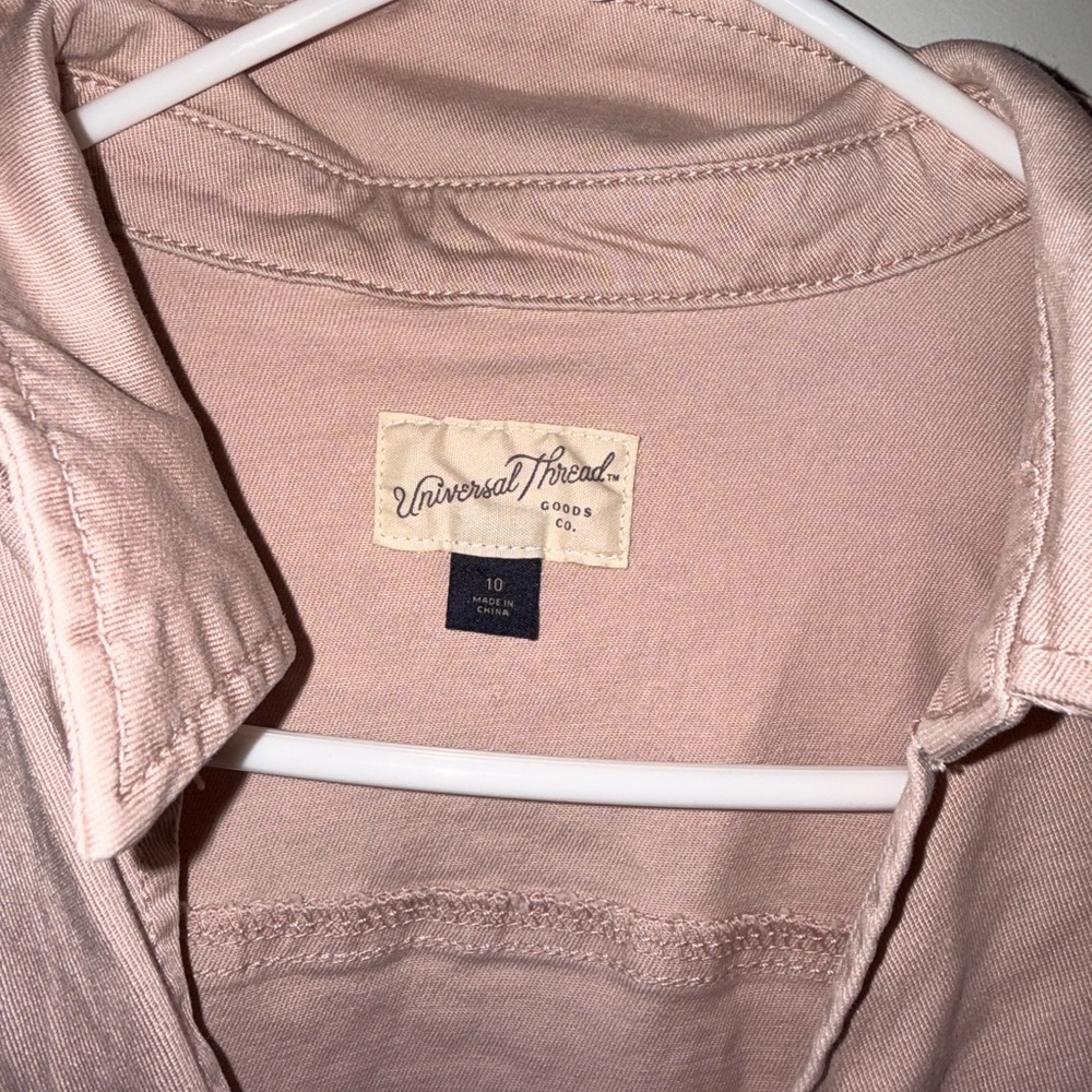 Universal Thread Light Pink Utility Jacket - Picture 2 of 4